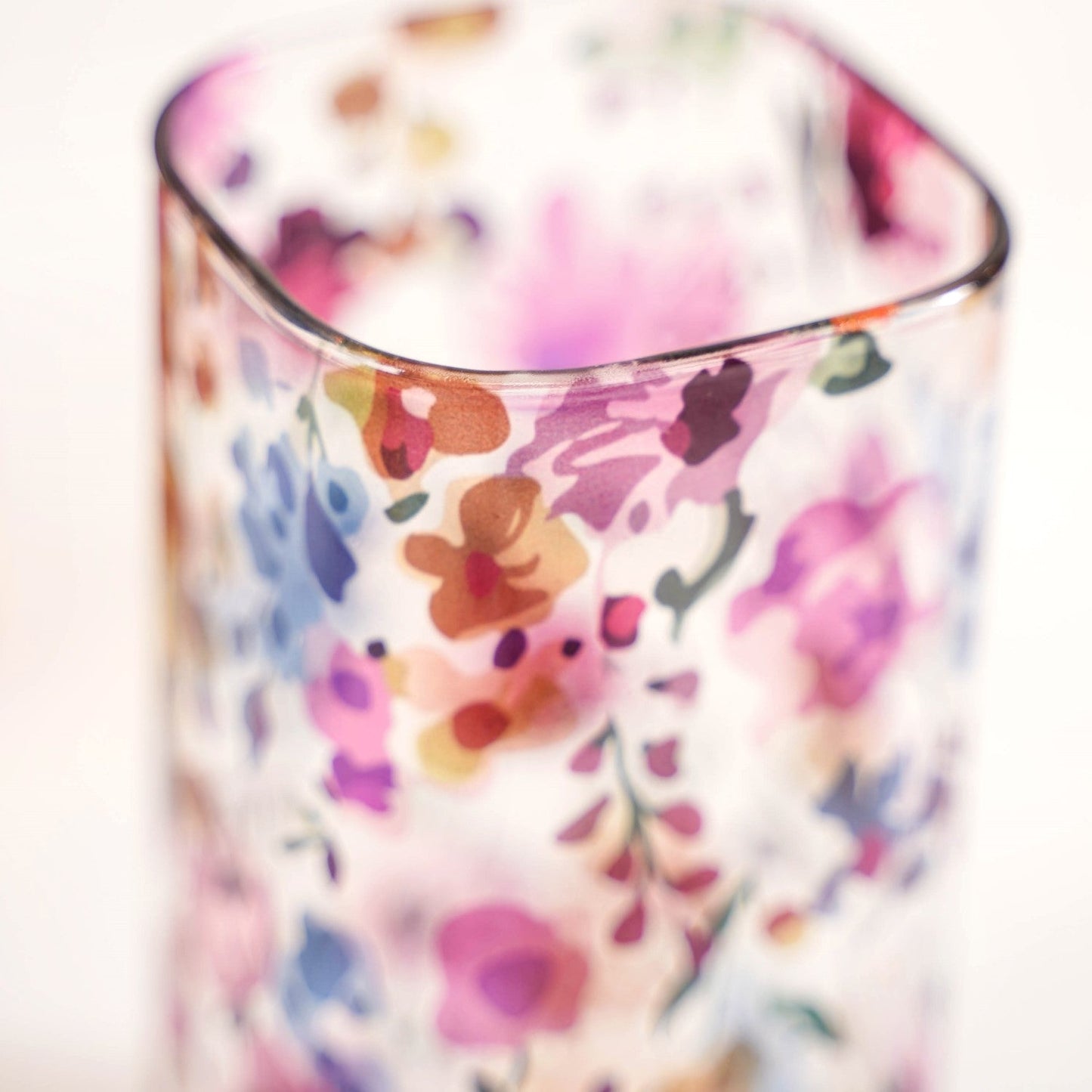 Printed Glass Tumbler Set Of 4 340ml