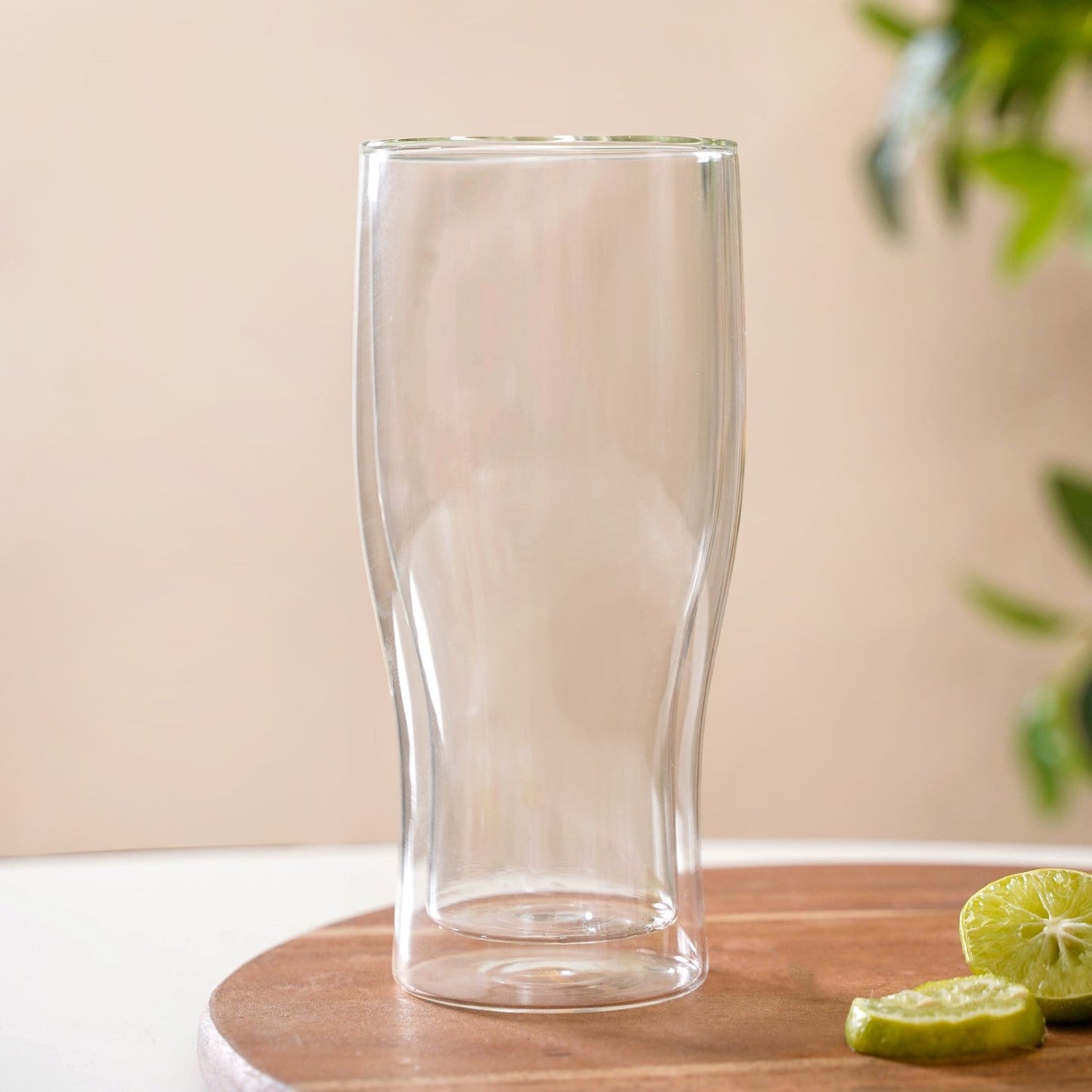 Beer Double Wall Glass Set Of 2 575ml